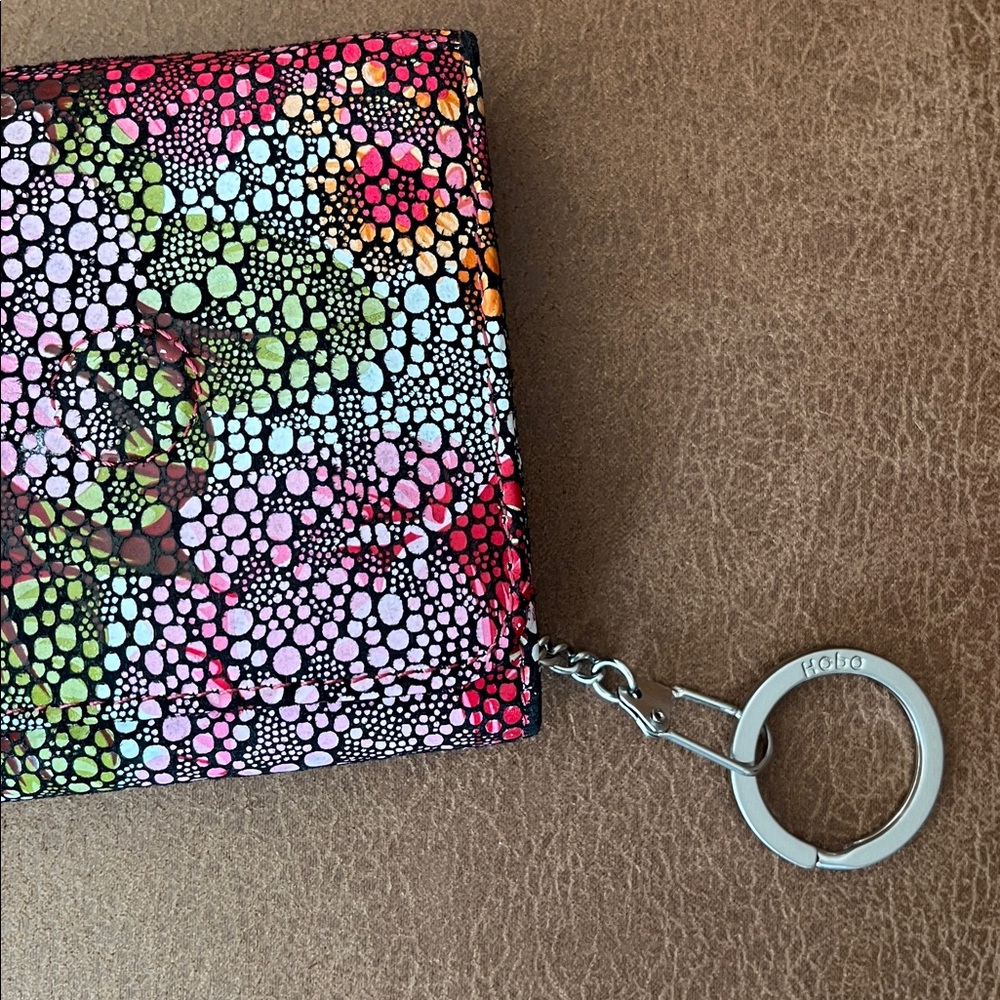 HOBO Leather Trifold Wallet Multicolor - Picture 3 of 9